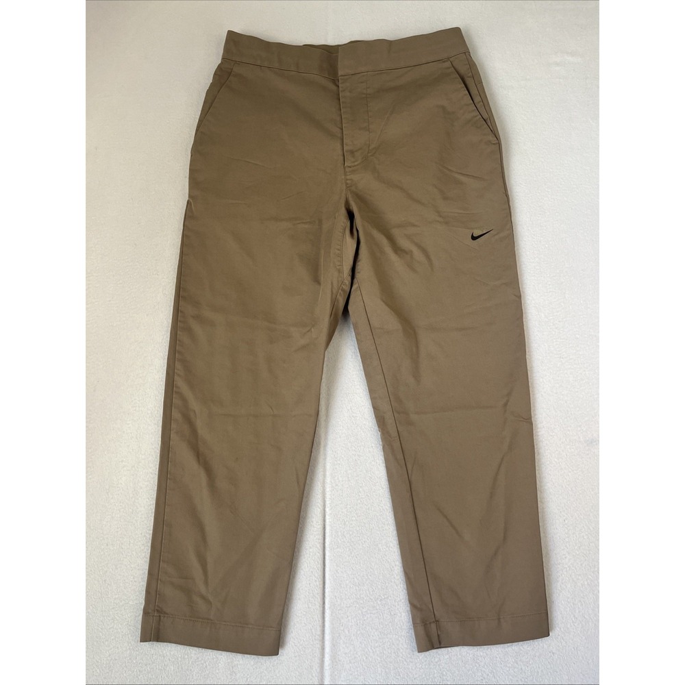 Nike Sportswear Style Essentials Unlined Cropped Pant Mens 30 Brown DD7032